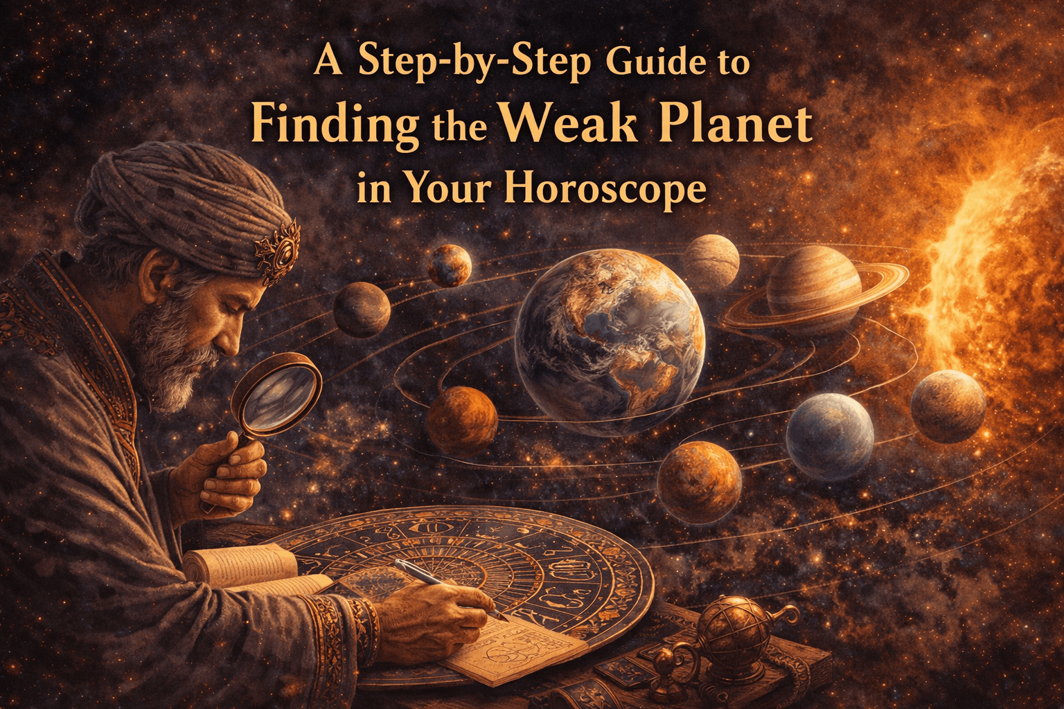 A Step-by-Step Guide to Finding the Weak Planet in Your Horoscope